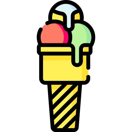 Ice cream Special Lineal color icon