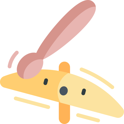bacchetta Kawaii Flat icona