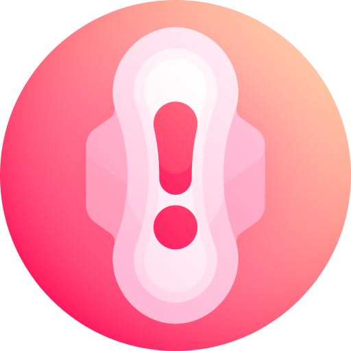 Menstrual problems Gradient Galaxy Gradient icon