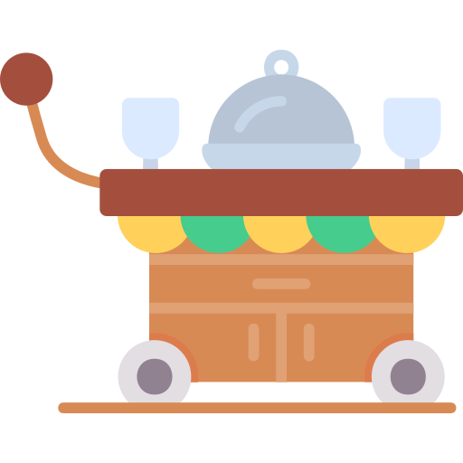 chariot de nourriture Generic Flat Icône