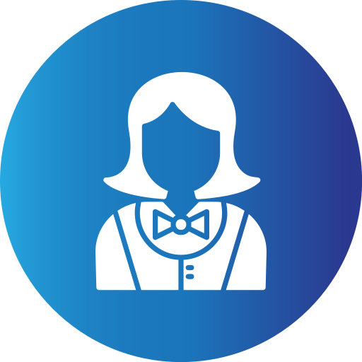 camarera Generic Blue icono