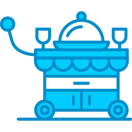 Food cart Generic Blue icon