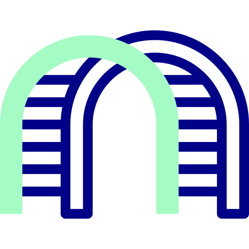 drabina Detailed Mixed Lineal color ikona