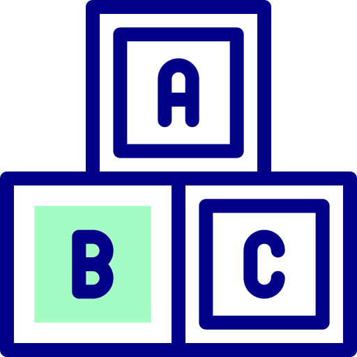 blöcke Detailed Mixed Lineal color icon