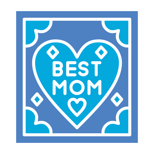 Best mom Generic Blue icon