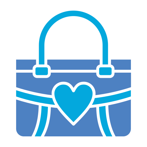 핸드백 Generic Blue icon