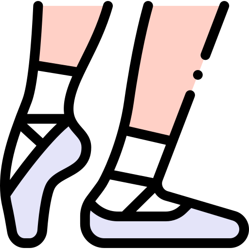 ballet Detailed Rounded Lineal color icon