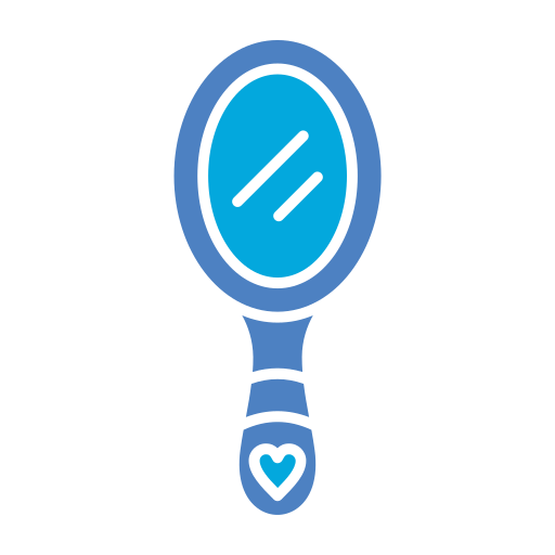 Ручное зеркало Generic Blue иконка