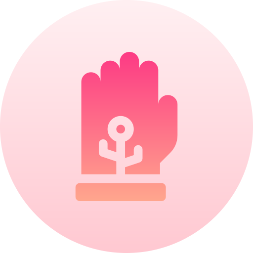 handschoen Basic Gradient Circular icoon