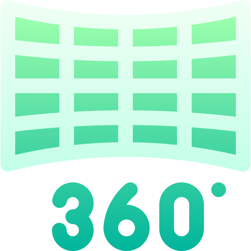 360도 Basic Gradient Gradient icon