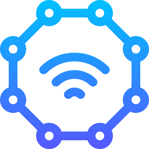 wi-fi Basic Gradient Lineal color icon