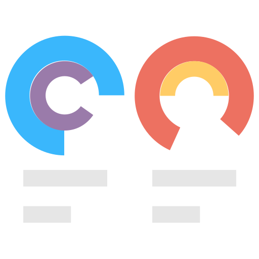 Circular chart Generic Flat icon