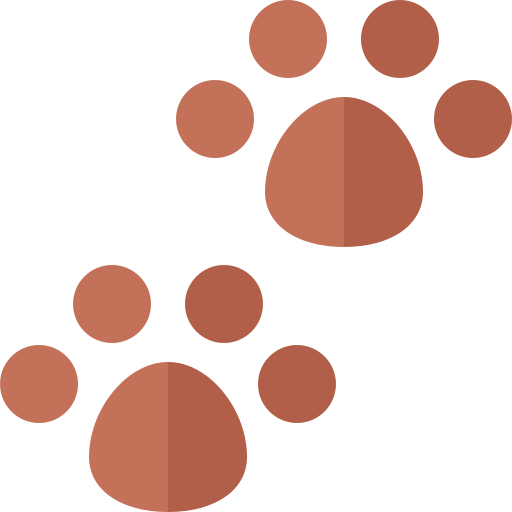 pegada Basic Rounded Flat Ícone