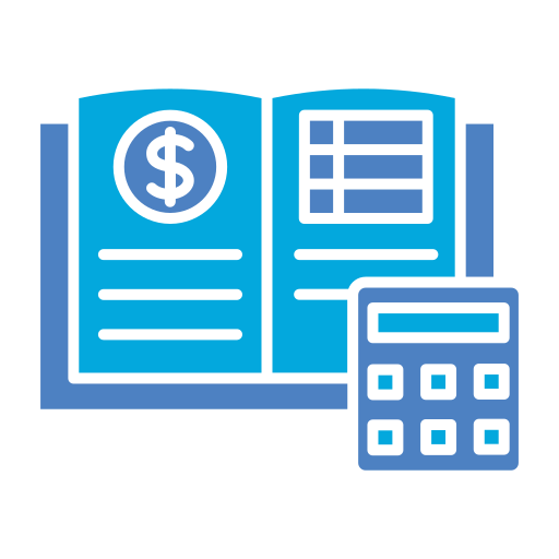 Accounting book Generic Blue icon