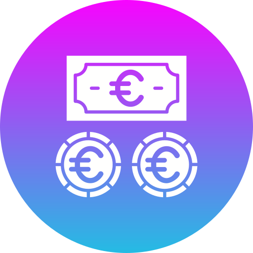 Euro Generic Flat Gradient icon