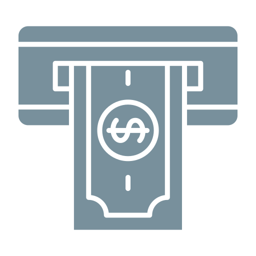 Cash withdrawal Generic Flat icon