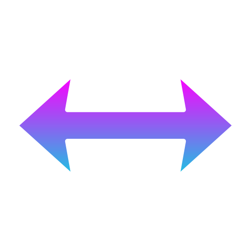 horizontal Generic Flat Gradient icon