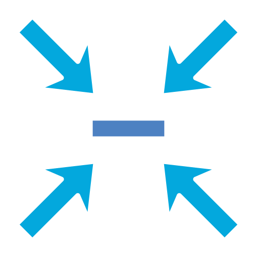 수축 Generic Blue icon