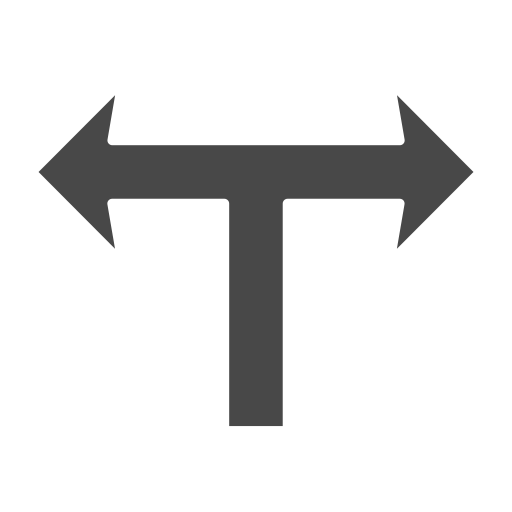 T junction Generic Grey icon