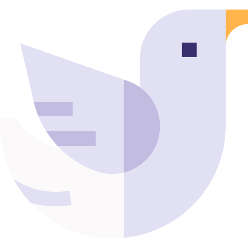 鳩 Basic Straight Flat icon