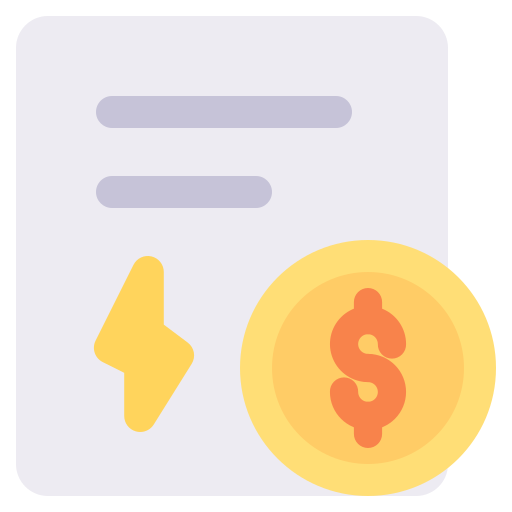 Electricity bill Generic Flat icon