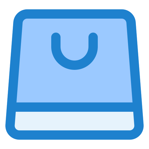 einkaufstasche Generic Blue icon