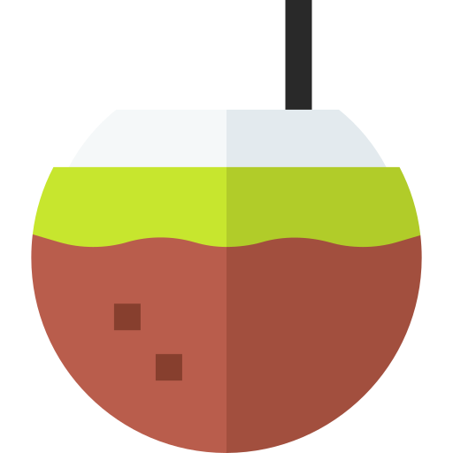 kokosnusswasser Basic Straight Flat icon