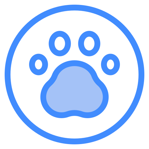 Paw Generic Blue icon