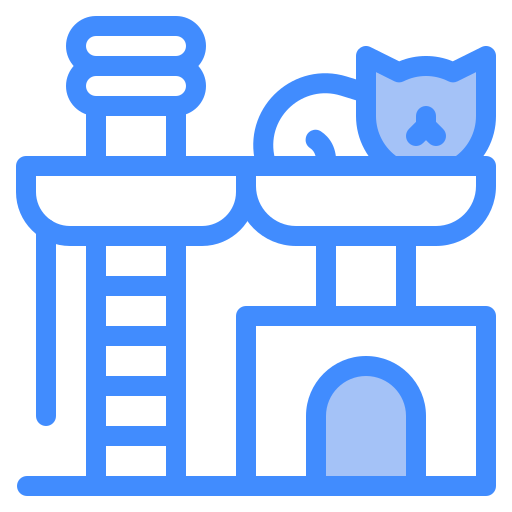 Cat house Generic Blue icon