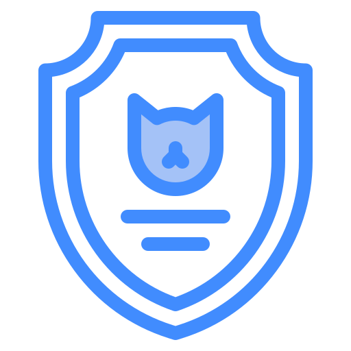 haustierversicherung Generic Blue icon