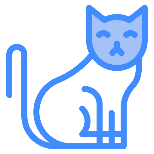 gato Generic Blue Ícone