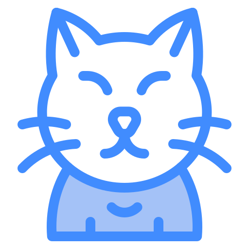 gato Generic Blue Ícone