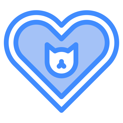 kattenliefhebber Generic Blue icoon