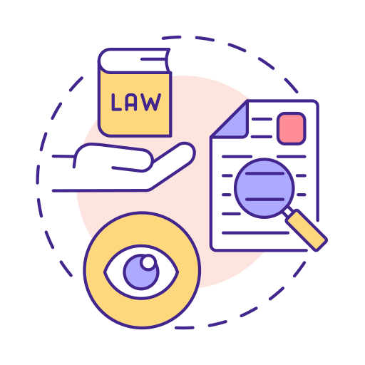 Law firm Generic Outline Color icon