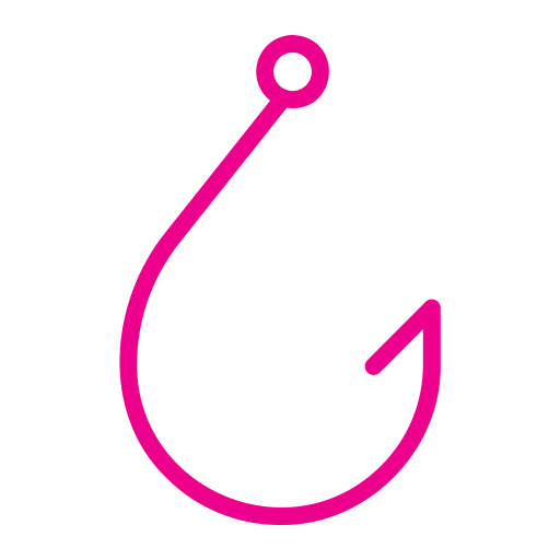 낚시 훅 Generic Outline Color icon