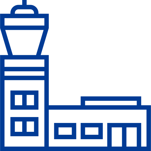 flughafen Detailed bright Lineal icon