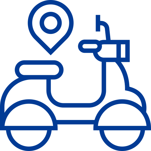 オートバイ Detailed bright Lineal icon