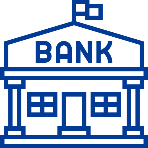 은행 Detailed bright Lineal icon