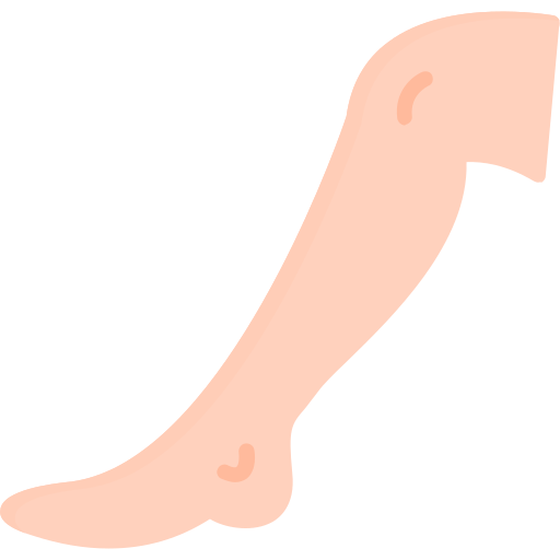 pierna Generic Flat icono