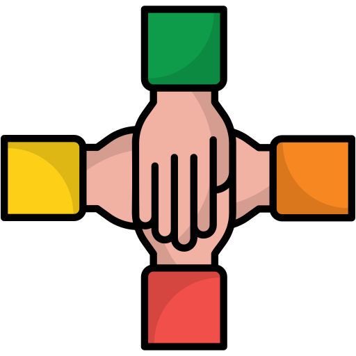 cooperación Generic Outline Color icono