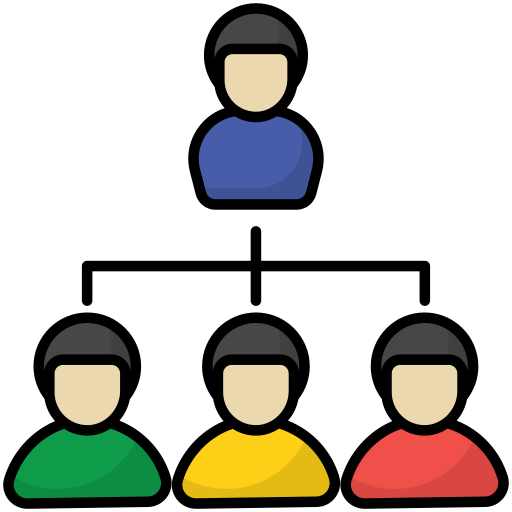 jerarquía Generic Outline Color icono