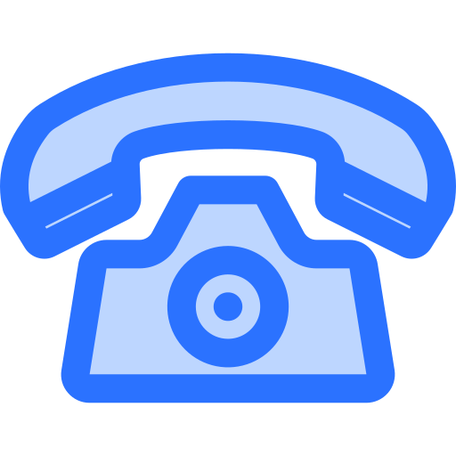 vieux téléphone Generic Blue Icône