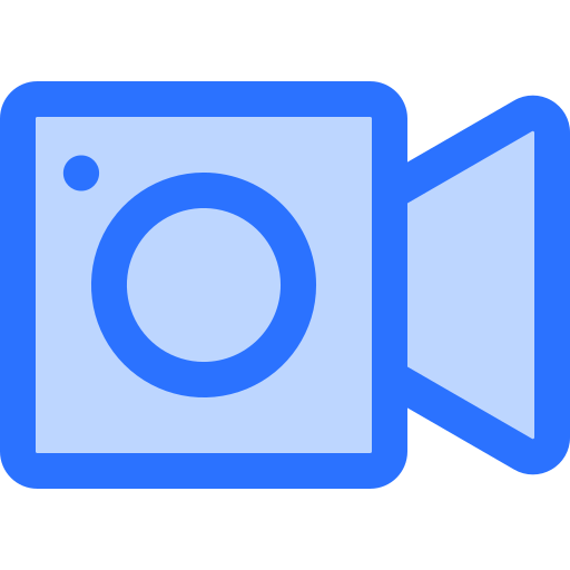 Video Camera Generic Blue icon