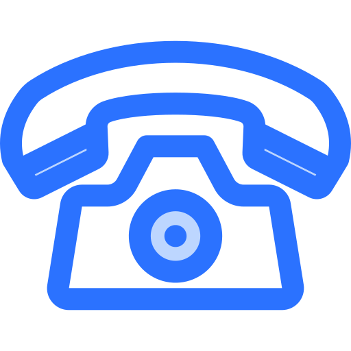telefono viejo Generic Blue icono