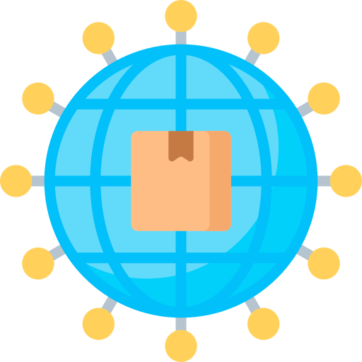 Global distribution Special Flat icon
