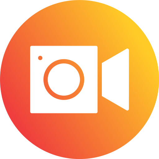 videokamera Generic Flat Gradient icon