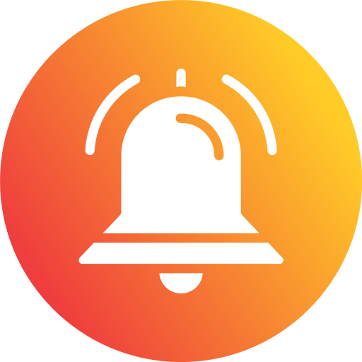 Ring bell Generic Flat Gradient icon