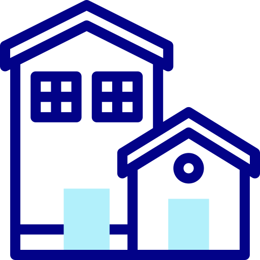 house Detailed Mixed Lineal color icon