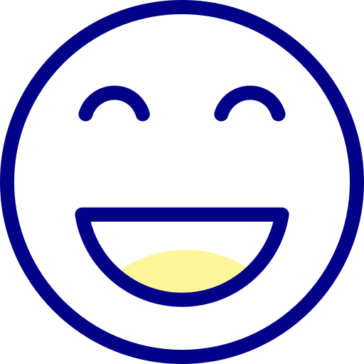 Happiness Detailed Mixed Lineal color icon
