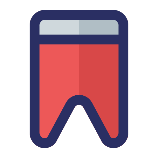 Bookmark Generic Outline Color icon